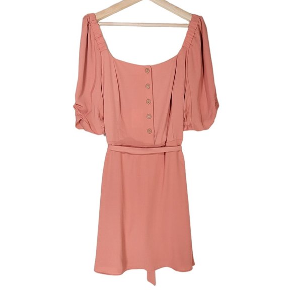 NWT LC by Lauren Conrad Aragon Puff Sleeve Peasant Dress Women's XXL - Picture 4 of 5